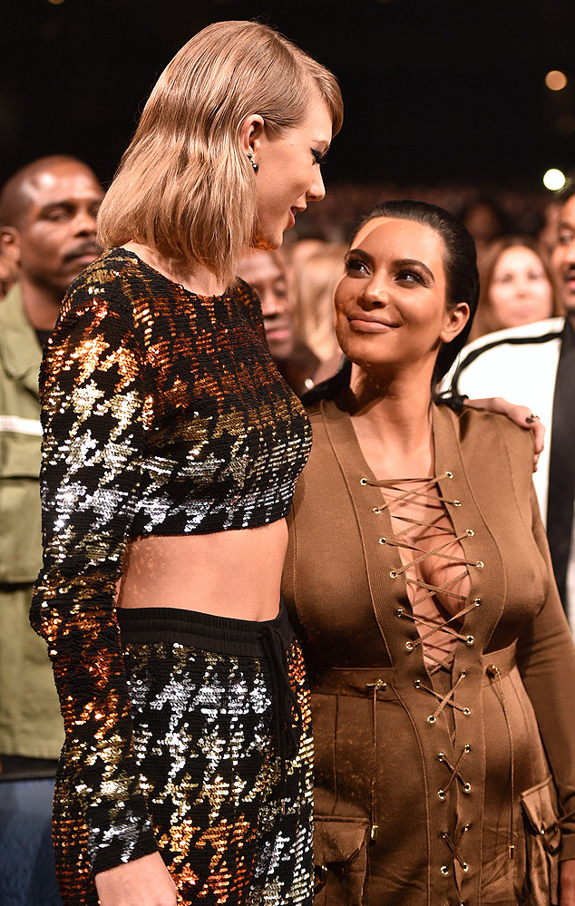 Kim Kardashian Thinks Taylor Swift S Reaction To Kanye West S Bitch Lyric Is So Stupid Source Says E Online